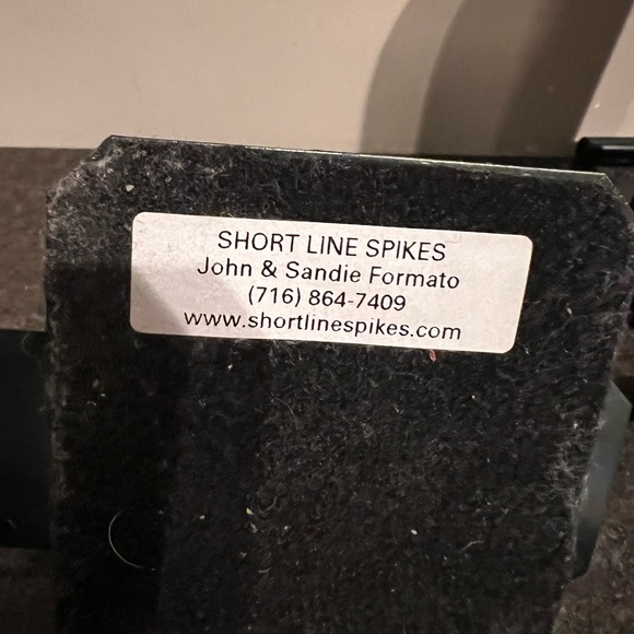 Short Line Spikes Chiropractor/massage Metal Sculpture Railroad Spike Handmade - Picture 3 of 3